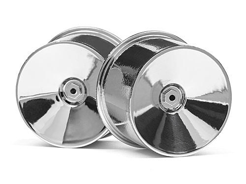 HPI-116020 HPI Q32 Dish Wheel Set (Chrome/22X14/4Pcs) [116020]