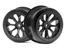HPI-116521 HPI 8-Shot SC Wheel (Black/2Pcs) [116521] HPI