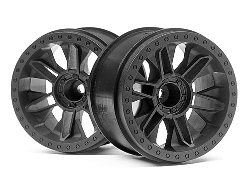 HPI-116528 HPI 6-Shot ST Wheel (Black/2Pcs) [116528]