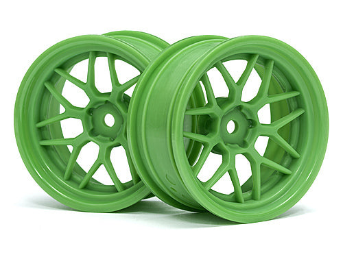 HPI-116531 HPI Tech 7 Wheel Green 52X26X+6mm Offset (2Pcs) [116531]