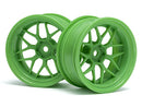 HPI-116532 HPI Tech 7 Wheel Green 52X26X+9mm Offset (2Pcs) [116532] HPI
