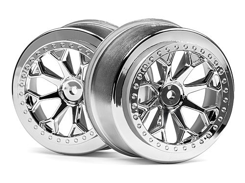 HPI-116739 HPI 8-Shot SC Wheel (Chrome/2Pcs) [116739] HPI