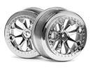 HPI-116739 HPI 8-Shot SC Wheel (Chrome/2Pcs) [116739] HPI