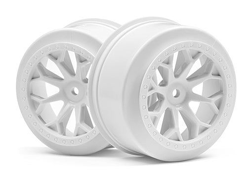 HPI-116741 HPI 8-Shot SC Wheel (White/2Pcs) [116741]