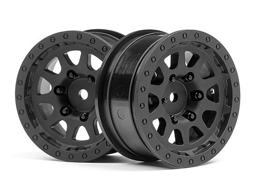 HPI-116840 HPI CR-10 Wheel 1.9 (Black/2pcs) [116840]