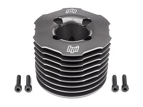 HPI-117268 HPI Aluminum Heatsink Head (Gunmetal/F5.9) [117268] HPI