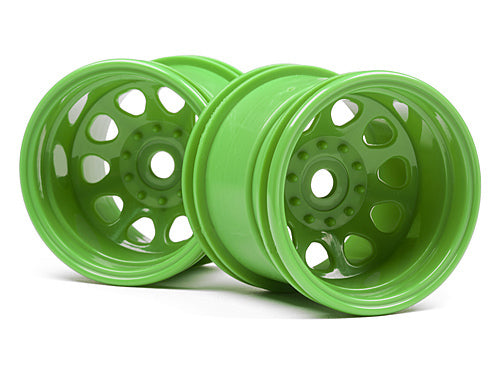 HPI-120039 HPI Classic King Wheel Green (2.2In/2pcs) [120039] HPI