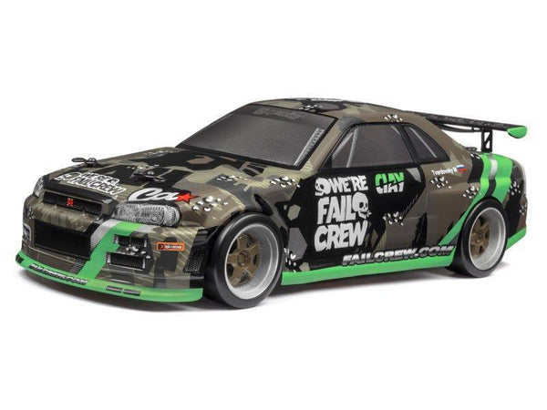 HPI-120101 HPI 1/18 Micro RS4 Drift Fail Crew Nissan Skyline R34 GT-R [120101]