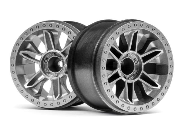 HPI-120136 HPI 6-Shot ST Wheel (Silver/2pcs) [120136]