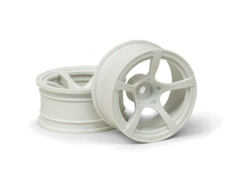 HPI-120205 HPI R5 WHEEL WHITE (9MM/2PCS) [120205] HPI