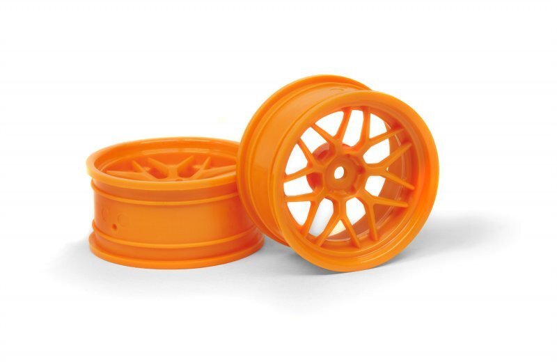 HPI-120250 HPI TECH 7 WHEEL ORANGE (6MM/2PCS) [120250]