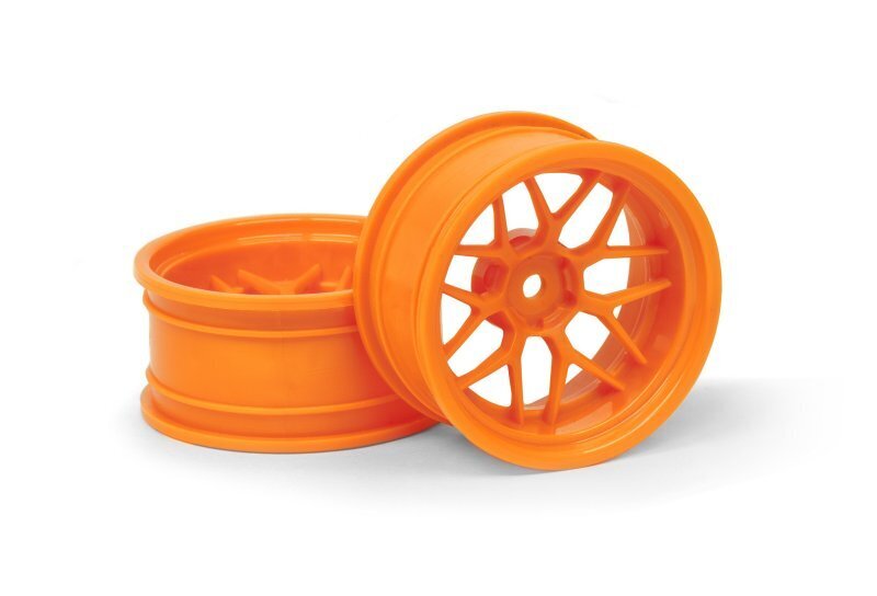 HPI-120251 HPI TECH 7 WHEEL ORANGE (9MM/2PCS) [120251] HPI