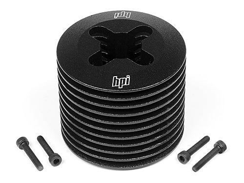 HPI-1458 HPI Aluminum Heatsink Head (Black/F3.5) [1458] HPI