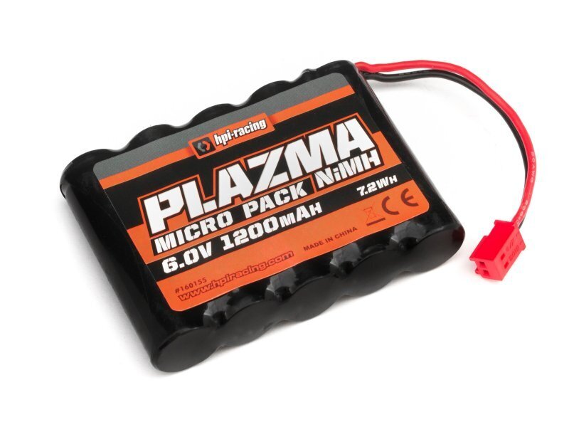 HPI-160155 HPI Plazma 6.0V 1200mAh NiMH Micro RS4 Battery Pack [160155]