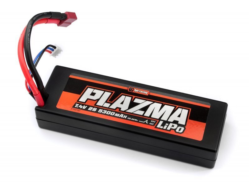 HPI-160161 HPI Plazma 7.4V 5300mAh 40C LiPo Battery Pack 39.22Wh [160161] HPI