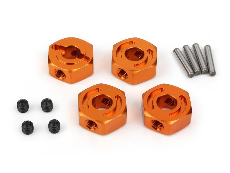 HPI-160240 HPI Racing Aluminium Hex Hub Set Lock Type (12mm Jumpshot) [160240] HPI