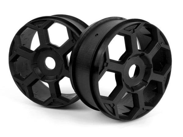 HPI-160279 HPI Hexcode Wheel Black (2pcs) [160279]