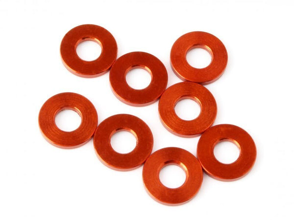 HPI-160406 HPI Shim 3x7x1mm (Orange/8pcs) [160406]