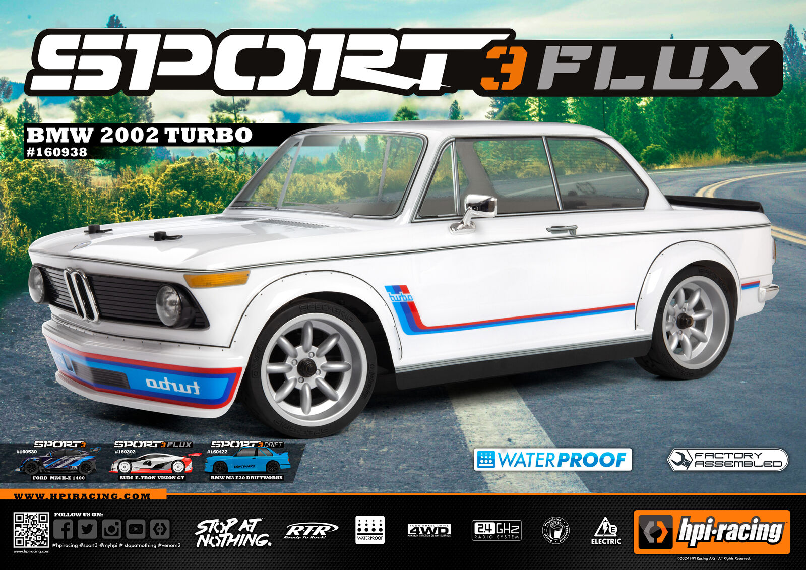 HPI Sport 3 BMW 2002 Turbo - Flux