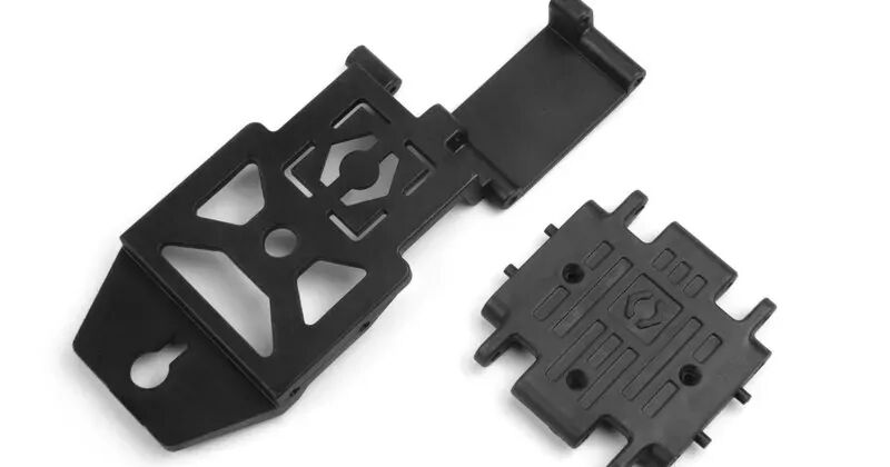 HPI Chassis Brace and Skid Plate Set
