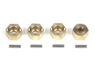 HPI 7mm Hex Hub Set (Brass/4pcs)