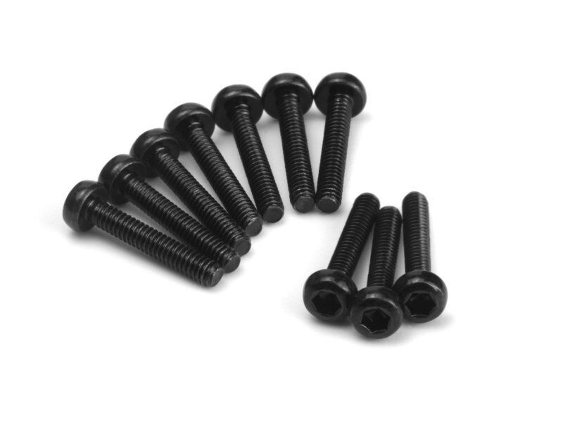 HPI Button Head Screw M1.7x10mm (Hex Socket/10pcs)