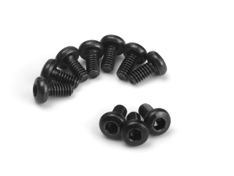 HPI Button Head Screw M2x4mm (Hex Socket/10pcs)