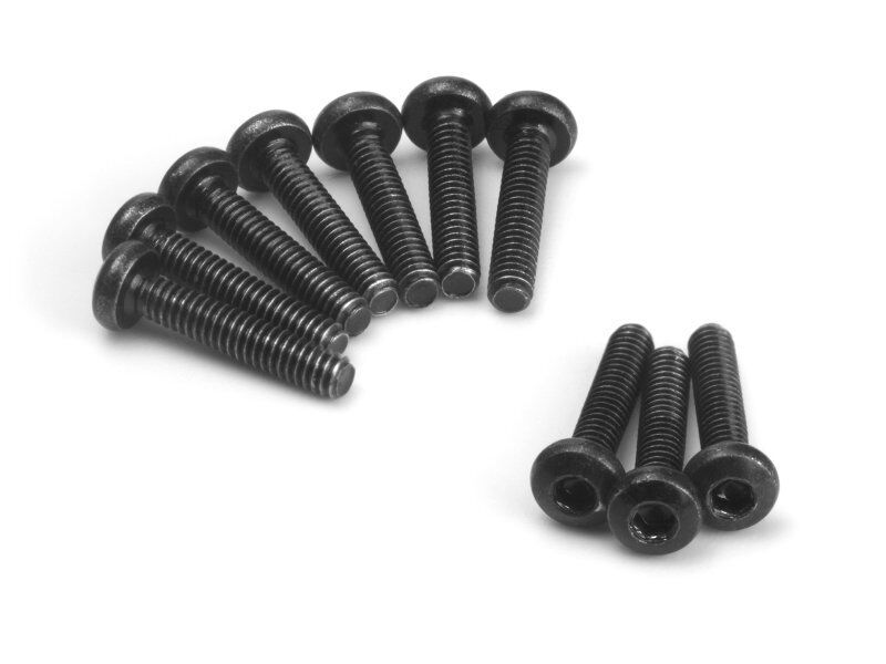 HPI Button Head Screw M2x10mm (Hex Socket/10pcs)