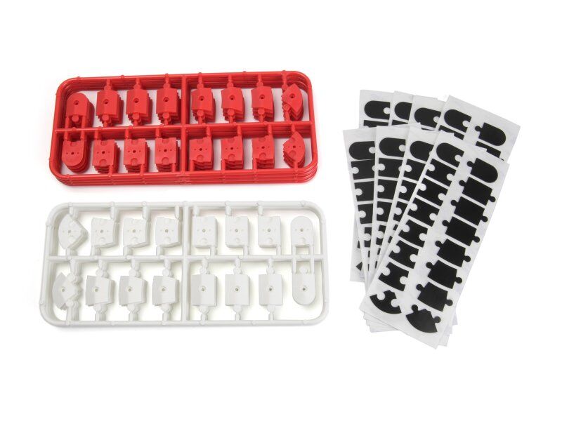 HPI nano-TTR Curb Set - Red and White