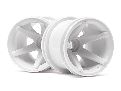 HPI-2100 HPI Super Star MT Wheels Front (White/2.2In/2Pcs) [2100]