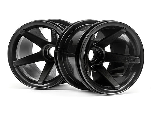 HPI-2105 HPI Super Star MT Wheels Front (Black/2.2In/2Pcs) [2105] HPI