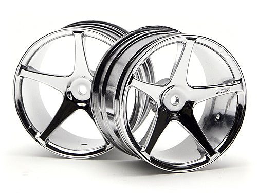 HPI-3032 HPI Super Star Wheel 57X35mm (2.2In) Chromesuper Nitro [3032] HPI