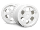 HPI-3115 HPI 6 Spoke Wheel White (83X56mm/2Pcs) [3115] HPI