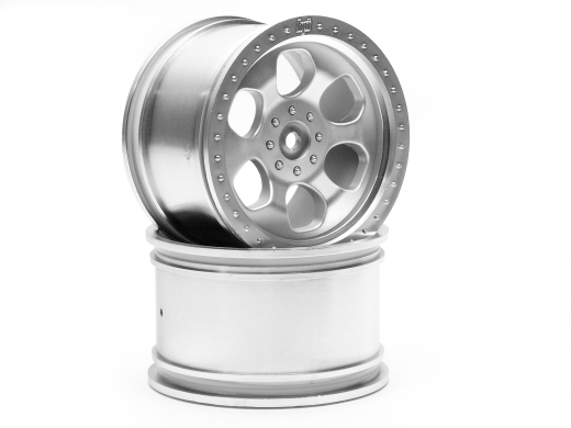 HPI-3119 HPI 3119 6 SPOKE WHEEL MATTE CHROME HPI
