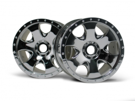 HPI-3192 HPI Warlock Wheel Chrome (83X56mm/2Pcs) [3192]