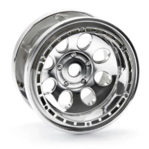 HPI-3213 HPI Rock 8 Bead Lock Wheel Chrome (55X36mm/2Pcs) [3213] HPI
