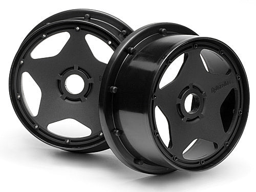 HPI-3221 HPI Super Star Wheel Black (120X60mm/2Pcs) [3221]