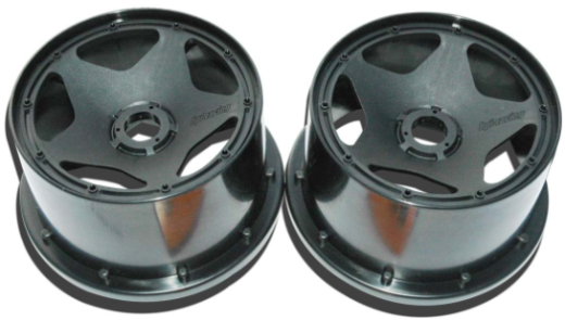 HPI-3226 HPI Super Star Wheel Black (120 X 75mm/2Pcs) [3226] HPI