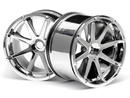 HPI-3257 HPI Blast Wheel Chrome (115X70mm 7Inch/2Pcs) [3257] HPI