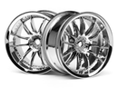 HPI-3280 HPI Work XSA 02C Wheel 26mm Chrome (3mm Offset) [3280] HPI