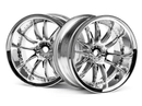 HPI-3281 HPI Work XSA 02C Wheel 26mm Chrome (6mm Offset) [3281] HPI