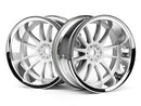 HPI-3285 HPI Work XSA 02C Wheel 26mm Chrome/White (9mm Offset) [3285] HPI