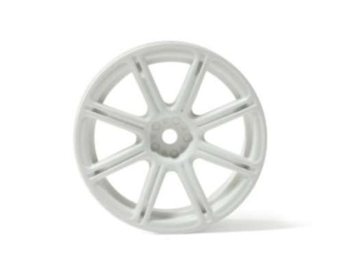HPI-3303 HPI Work Emotion XC8 Wheel 26mm White (3mm Offset) [3303]