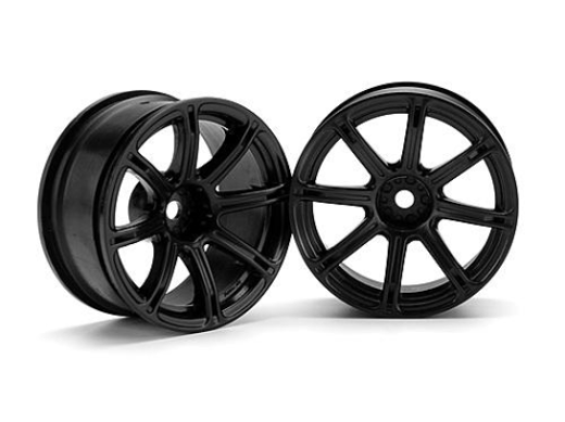 HPI-3307 HPI Work Emotion XC8 Wheel 26mm Black (6mm Offset) [3307] HPI