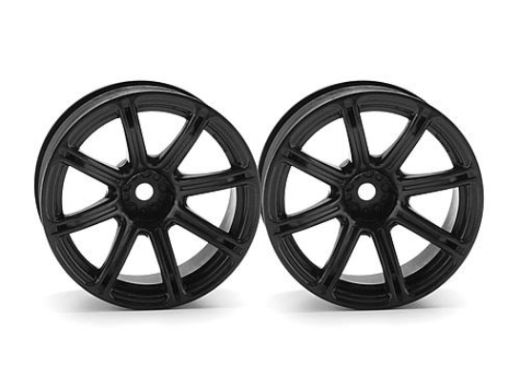 HPI-3308 HPI Work Emotion XC8 Wheel 26mm Black (9mm Offset) [3308]