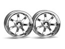 HPI-3317 HPI Rays Gram Lights 57S-Pro Wheel Chrome (6mm Offset) [3317] HPI