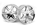 HPI-3343 HPI LP29 Wheel Work LS406 Chrome (2Pcs) [3343] HPI