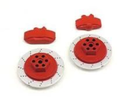 HPI-33450 HPI E10 Brake Disc & Caliper Set (Red) [33450] HPI
