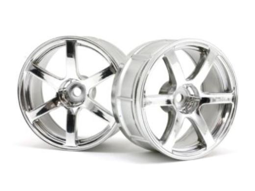 HPI-33465 HPI LP29 Wheel Yokohama AVS Model T6 Chrome (2Pcs) [33465] HPI
