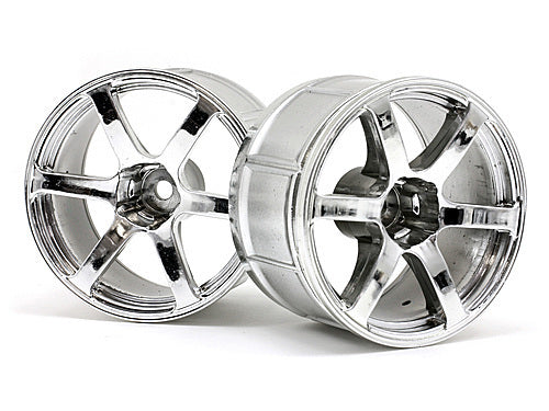 HPI-33467 HPI LP35 Wheel Yokohama AVS Model T6 Chrome (2Pcs) [33467]
